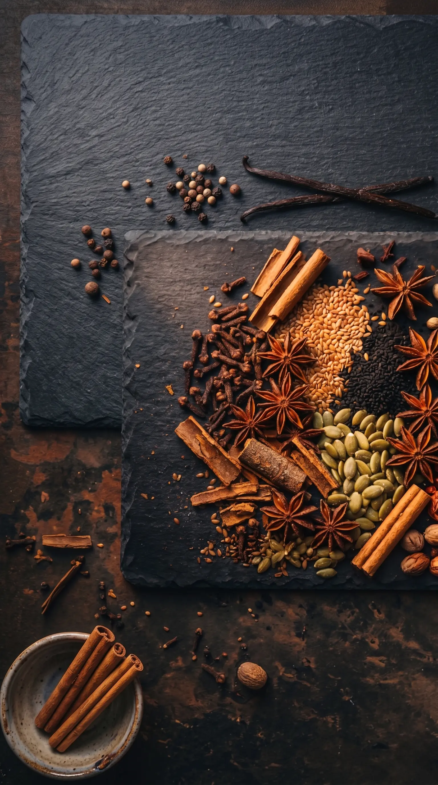 Bulk spices prepared for international export
